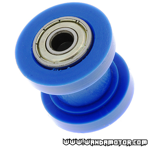 Chain roller 36/23, 10mm axle blue